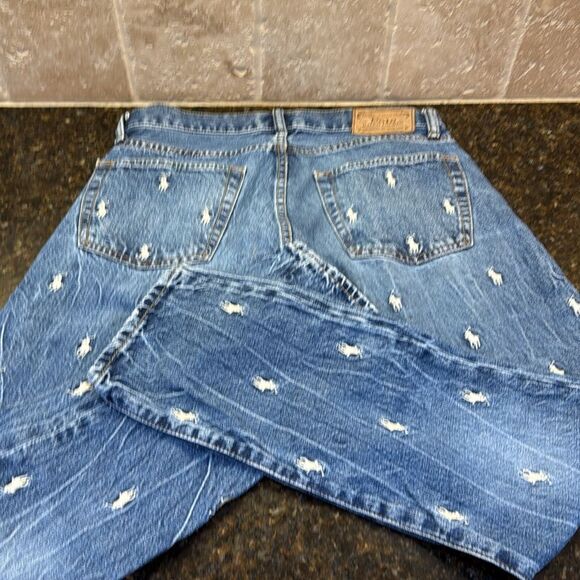 Polo Ralph Lauren Men’s Sullivan Slim-Fit Tapered Embroidered Pony Jeans 30x30 - Picture 8 of 14